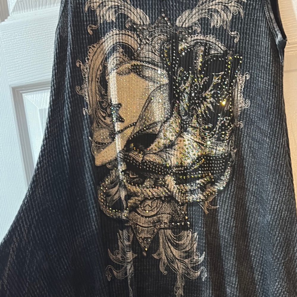 Vocal Black Textured Top - Picture 3 of 5